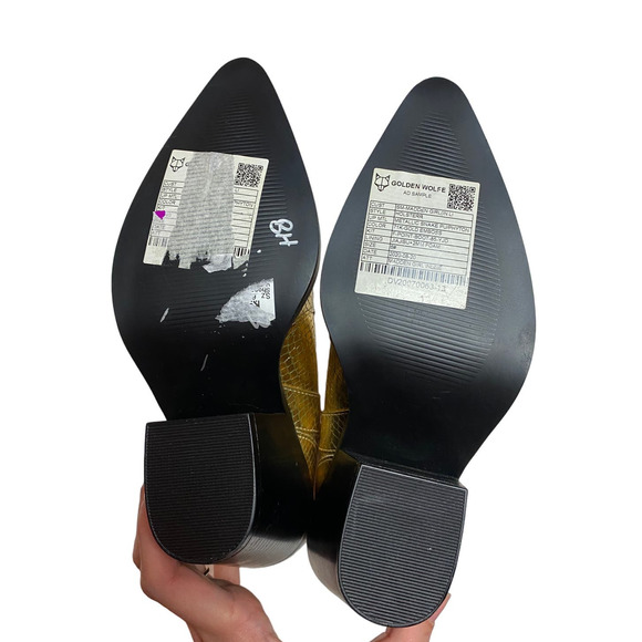 Madden Girl Gold Python Holsterr Boot - NWOT Size 6 - Picture 9 of 9